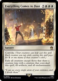 Everything Comes to Dust (Surge Foil) - Universes Beyond: Doctor Who - Magic: The Gathering card
