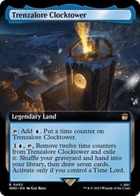 Trenzalore Clocktower (Extended Art) - Universes Beyond: Doctor Who - Magic: The Gathering card
