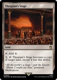 Thespian's Stage (Surge Foil) - Universes Beyond: Doctor Who - Magic: The Gathering card