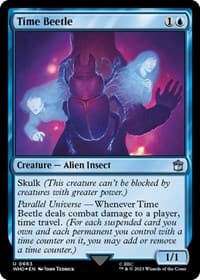 Time Beetle (Surge Foil) - Universes Beyond: Doctor Who - Magic: The Gathering card