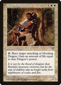 Rashida Scalebane - Mirage - Magic: The Gathering card
