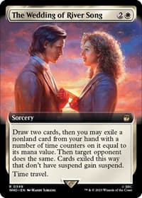The Wedding of River Song (Extended Art) - Universes Beyond: Doctor Who - Magic: The Gathering card