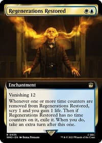 Regenerations Restored (Extended Art) - Universes Beyond: Doctor Who - Magic: The Gathering card