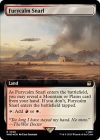 Furycalm Snarl (Extended Art) (Surge Foil) - Universes Beyond: Doctor Who - Magic: The Gathering card