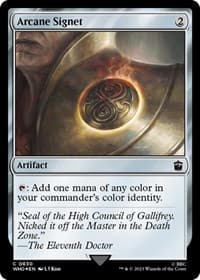 Arcane Signet (Surge Foil) - Universes Beyond: Doctor Who - Magic: The Gathering card