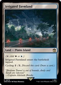 Irrigated Farmland (Surge Foil) - Universes Beyond: Doctor Who - Magic: The Gathering card