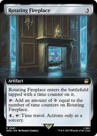 Rotating Fireplace (Extended Art) - Universes Beyond: Doctor Who - Magic: The Gathering card