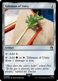 Talisman of Unity (Surge Foil) - Universes Beyond: Doctor Who - Magic: The Gathering card