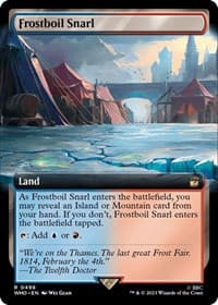 Frostboil Snarl (Extended Art) - Universes Beyond: Doctor Who - Magic: The Gathering card