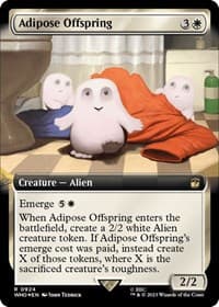 Adipose Offspring (Extended Art) (Surge Foil) - Universes Beyond: Doctor Who - Magic: The Gathering card