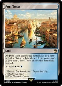 Port Town (Surge Foil) - Universes Beyond: Doctor Who - Magic: The Gathering card