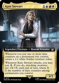 Kate Stewart (Extended Art) (Surge Foil) - Universes Beyond: Doctor Who - Magic: The Gathering card