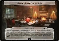 Prime Minister's Cabinet Room - Planechase: Universes Beyond: Doctor Who - Magic: The Gathering card