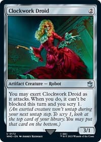 Clockwork Droid - Universes Beyond: Doctor Who - Magic: The Gathering card