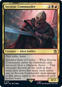 Sycorax Commander - Universes Beyond: Doctor Who - Magic: The Gathering card
