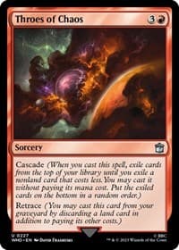 Throes of Chaos - Universes Beyond: Doctor Who - Magic: The Gathering card