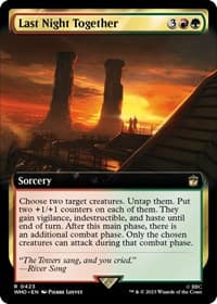 Last Night Together (Extended Art) - Universes Beyond: Doctor Who - Magic: The Gathering card