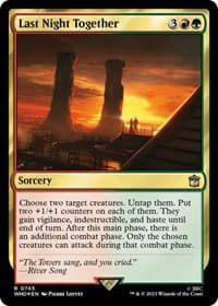 Last Night Together (Surge Foil) - Universes Beyond: Doctor Who - Magic: The Gathering card