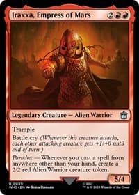 Iraxxa, Empress of Mars - Universes Beyond: Doctor Who - Magic: The Gathering card