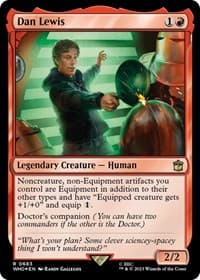Dan Lewis (Surge Foil) - Universes Beyond: Doctor Who - Magic: The Gathering card