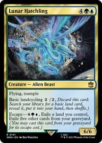 Lunar Hatchling - Universes Beyond: Doctor Who - Magic: The Gathering card