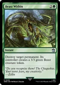 Beast Within - Universes Beyond: Doctor Who - Magic: The Gathering card