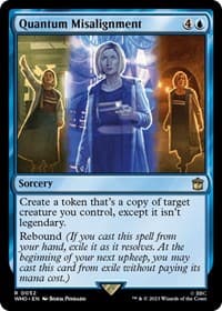 Quantum Misalignment - Universes Beyond: Doctor Who - Magic: The Gathering card