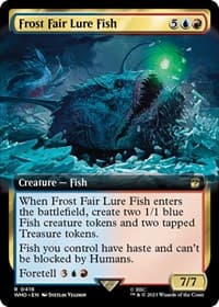 Frost Fair Lure Fish (Extended Art) - Universes Beyond: Doctor Who - Magic: The Gathering card