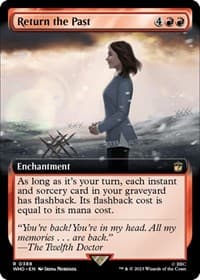 Return the Past (Extended Art) - Universes Beyond: Doctor Who - Magic: The Gathering card