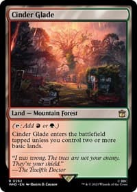 Cinder Glade - Universes Beyond: Doctor Who - Magic: The Gathering card