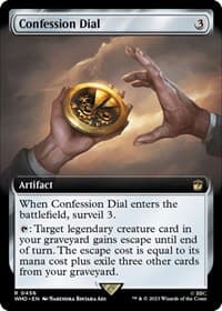 Confession Dial (Extended Art) - Universes Beyond: Doctor Who - Magic: The Gathering card