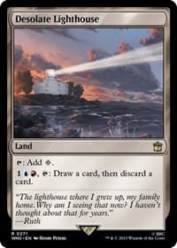 Desolate Lighthouse - Universes Beyond: Doctor Who - Magic: The Gathering card