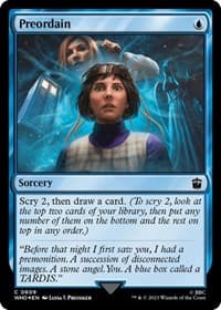 Preordain (Surge Foil) - Universes Beyond: Doctor Who - Magic: The Gathering card