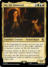 Me, the Immortal (Surge Foil) - Universes Beyond: Doctor Who - Magic: The Gathering card