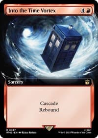 Into the Time Vortex (Extended Art) - Universes Beyond: Doctor Who - Magic: The Gathering card