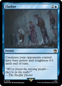 Flatline (Surge Foil) - Universes Beyond: Doctor Who - Magic: The Gathering card