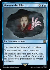 Become the Pilot (Surge Foil) - Universes Beyond: Doctor Who - Magic: The Gathering card