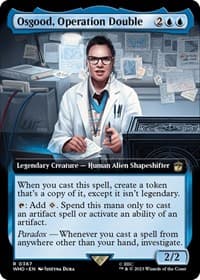 Osgood, Operation Double (Extended Art) - Universes Beyond: Doctor Who - Magic: The Gathering card