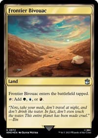 Frontier Bivouac (Surge Foil) - Universes Beyond: Doctor Who - Magic: The Gathering card