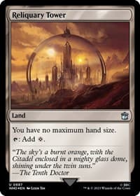 Reliquary Tower (Surge Foil) - Universes Beyond: Doctor Who - Magic: The Gathering card