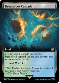 Dreamroot Cascade (Extended Art) - Universes Beyond: Doctor Who - Magic: The Gathering card