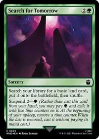 Search for Tomorrow (Surge Foil) - Universes Beyond: Doctor Who - Magic: The Gathering card