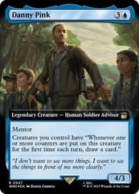 Danny Pink (Extended Art) (Surge Foil) - Universes Beyond: Doctor Who - Magic: The Gathering card