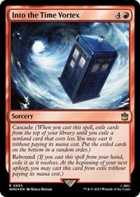 Into the Time Vortex (Surge Foil) - Universes Beyond: Doctor Who - Magic: The Gathering card