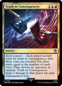Truth or Consequences (Surge Foil) - Universes Beyond: Doctor Who - Magic: The Gathering card