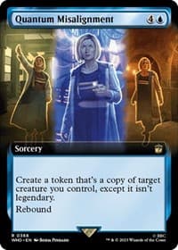 Quantum Misalignment (Extended Art) - Universes Beyond: Doctor Who - Magic: The Gathering card