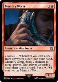 Memory Worm (Surge Foil) - Universes Beyond: Doctor Who - Magic: The Gathering card