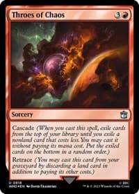 Throes of Chaos (Surge Foil) - Universes Beyond: Doctor Who - Magic: The Gathering card