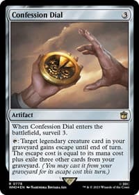 Confession Dial (Surge Foil) - Universes Beyond: Doctor Who - Magic: The Gathering card