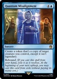 Quantum Misalignment (Surge Foil) - Universes Beyond: Doctor Who - Magic: The Gathering card